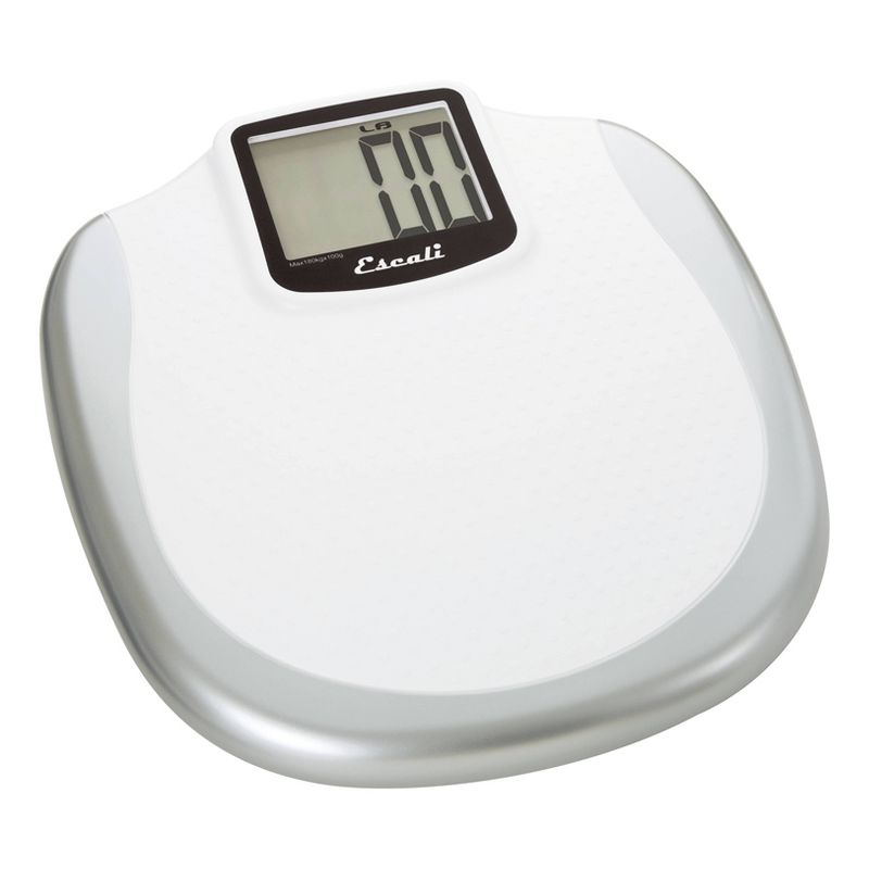 XL Display Bathroom Scale White/Silver - Escali