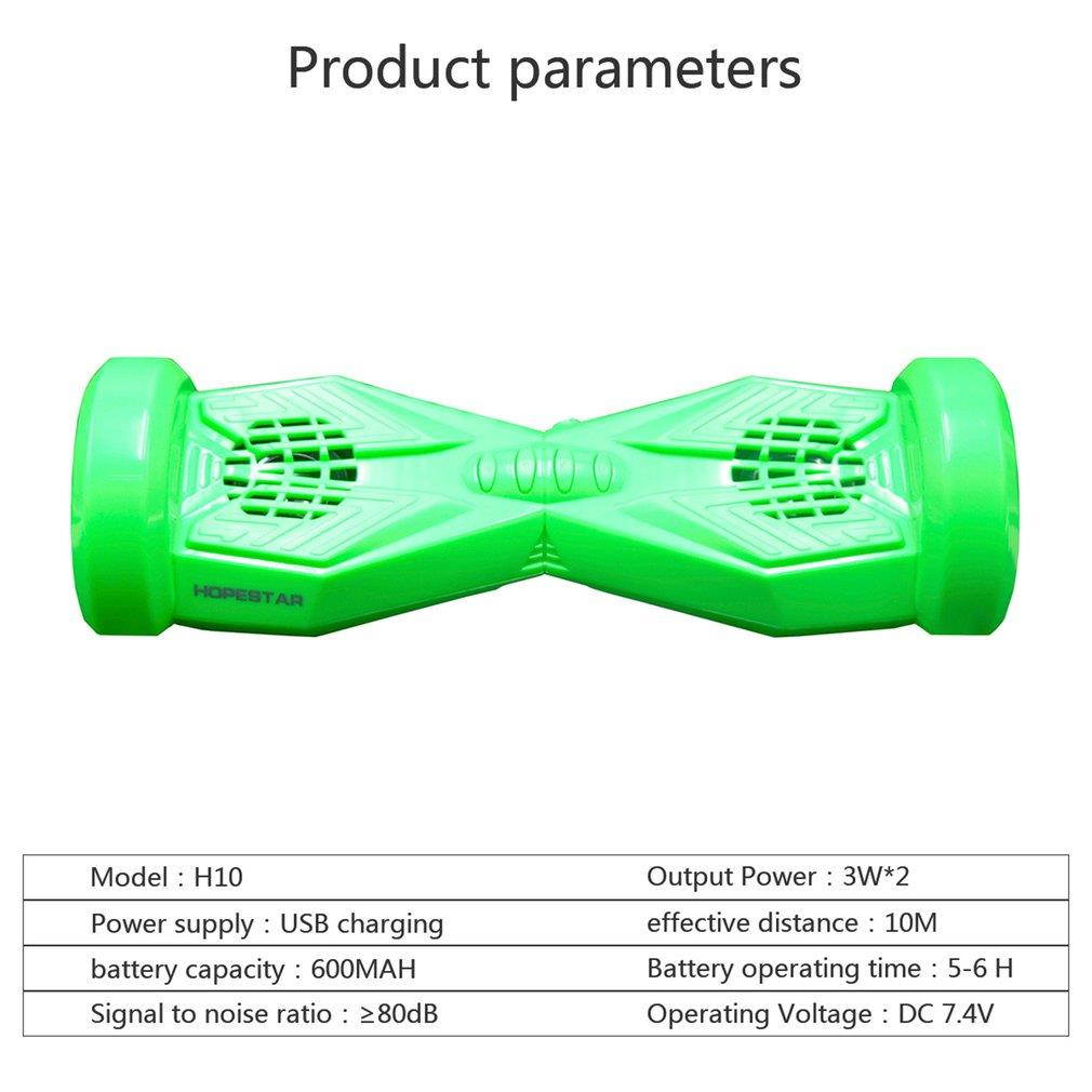 HOPESTAR H10 Self-Balance Scooters Design TF FM Bluetooth Speaker With Mic