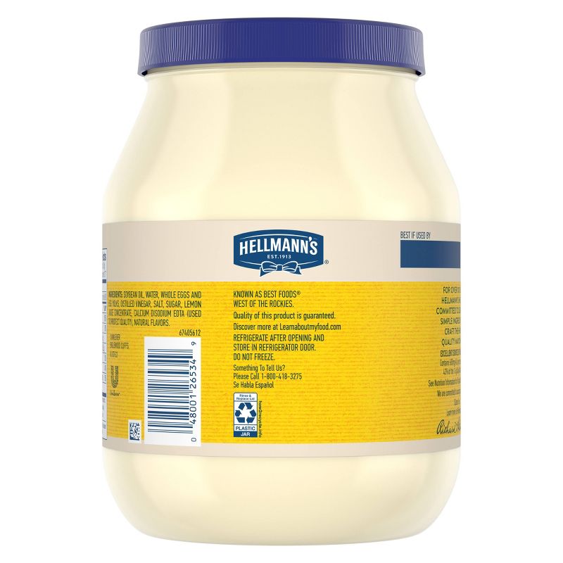 Hellmann's Mayonnaise Real - 64oz
