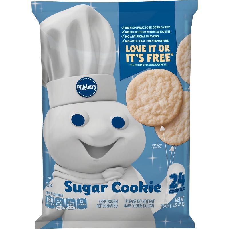 Pillsbury Sugar Cookie Dough - 16oz/24ct