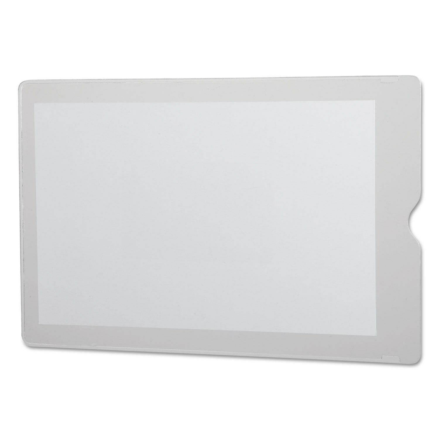 Oxford Utili-Jacs Heavy-Duty Clear Plastic Envelopes 5 x 8 50/Box 65008