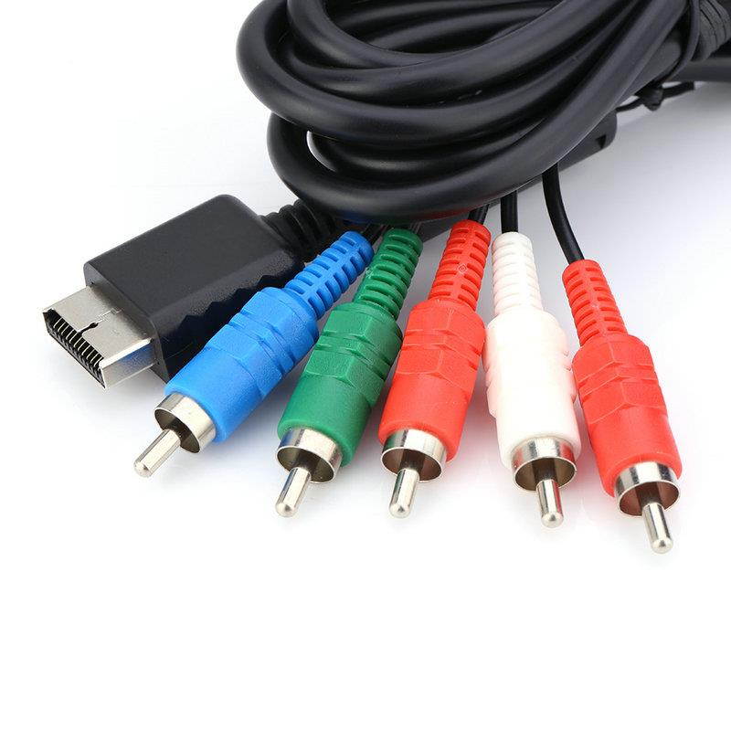 AV Multi Out to Component Video/Audio Cable Cord For Sony Playstation PS2 PS3