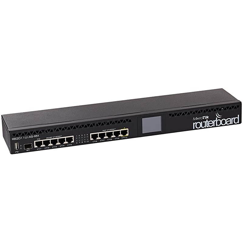 RB2011UiASRM Routerboard Rackmount 5xLAN 5xGbit LAN 1xSFP