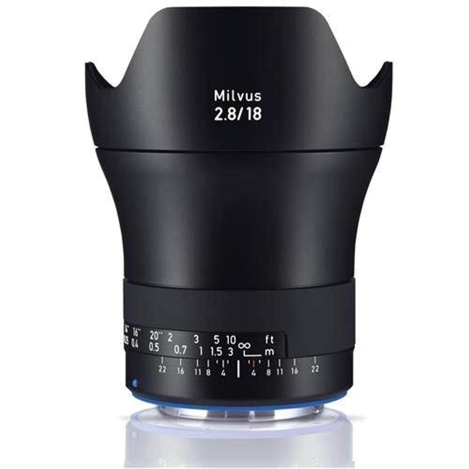 Zeiss 18mm f/2.8 Milvus ZE Lens for Canon EOS DSLR Cameras #2096-517