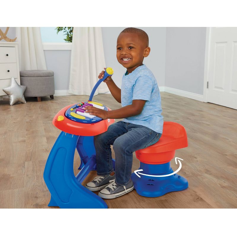 Little Tikes Sing-a-long Piano Musical Station Keyboard with Working Microphone