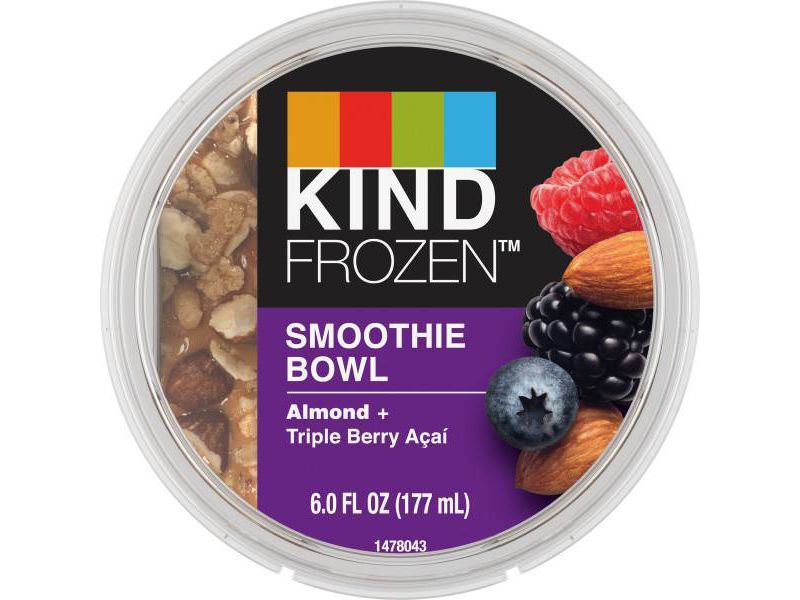 Kind Frozen Smoothie Bowl Almond Triple Berry Acai - 6oz