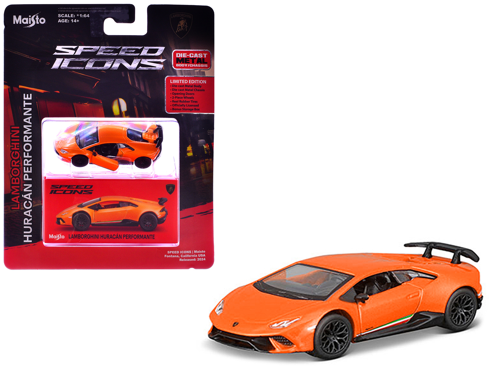 Lamborghini Murcielago LP640 Candy Blue "Hyper-Spec" 1/24 Diecast Model Car by Jada