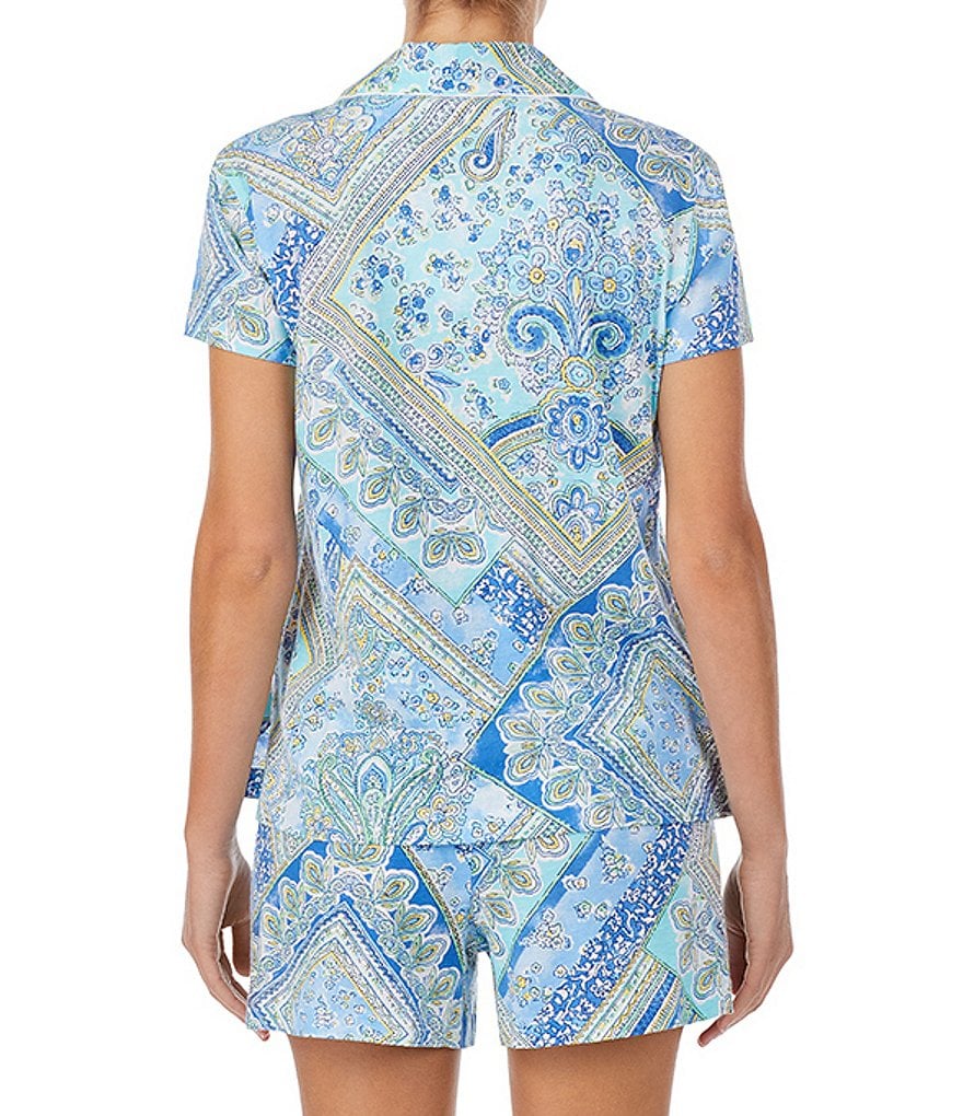 Lauren Ralph Lauren Classic Notch-Collar Sateen Coordinating Pajama Set