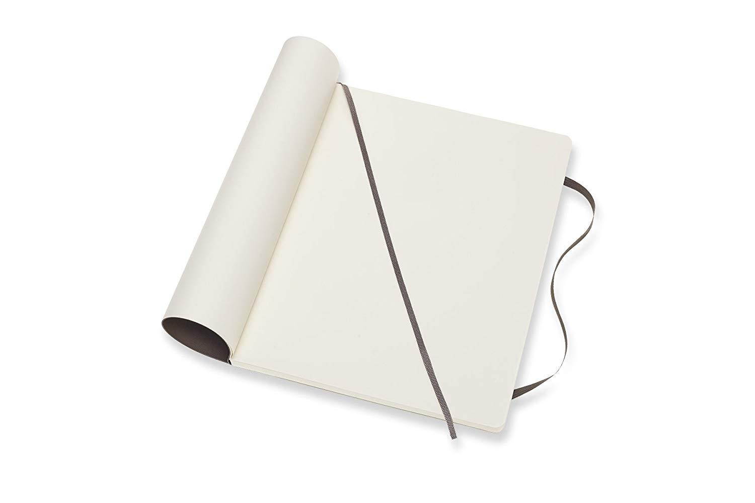 Moleskine Classic Notebook, Extra Large, Plain, Brown Earth, Soft Cover (7.5 x 9.75)