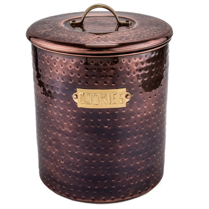 Old Dutch Copper Cookie Jar with Fresh Seal Cover
