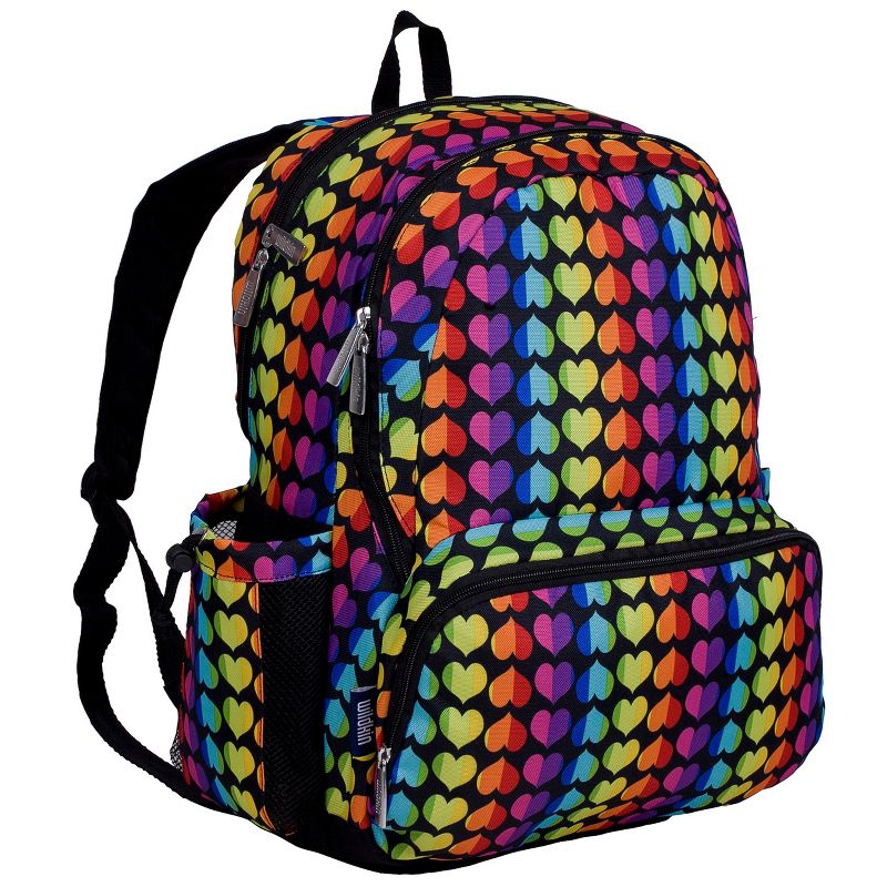 Wildkin Rainbow Hearts 17 Inch Backpack