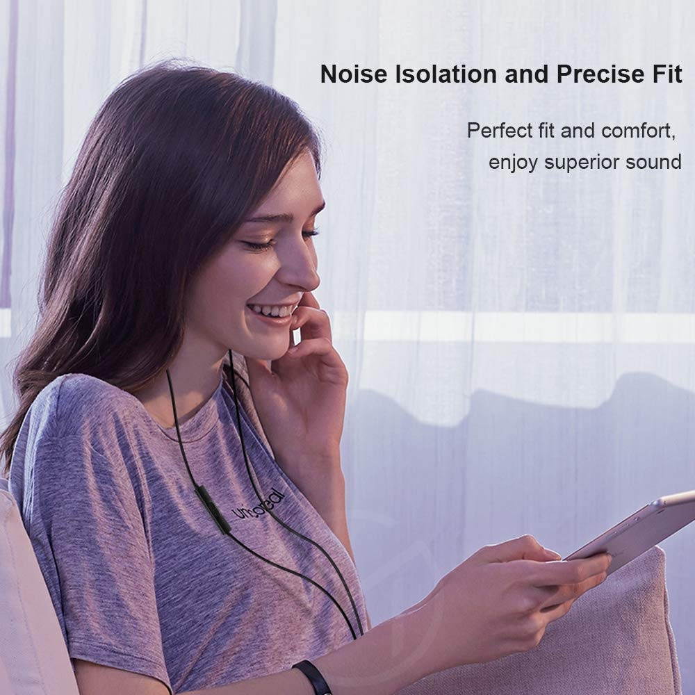 USB C Headphones with Microphone Earphones for OnePlus 8 Pro Stereo Earbuds in-Ear Headphones with Type C Connector for Samsung S20 FE Note 20 Ultra Note 10 Plus, OnePlus 8T 7T 7 Pro, iPad Pro