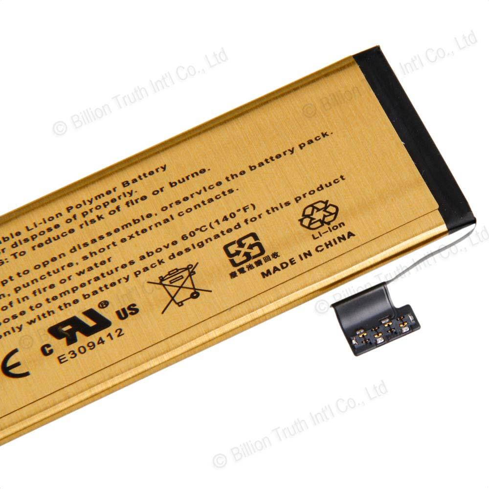 New Replacement 2680mAh High-Capacity Gold Battery for iPhone 5