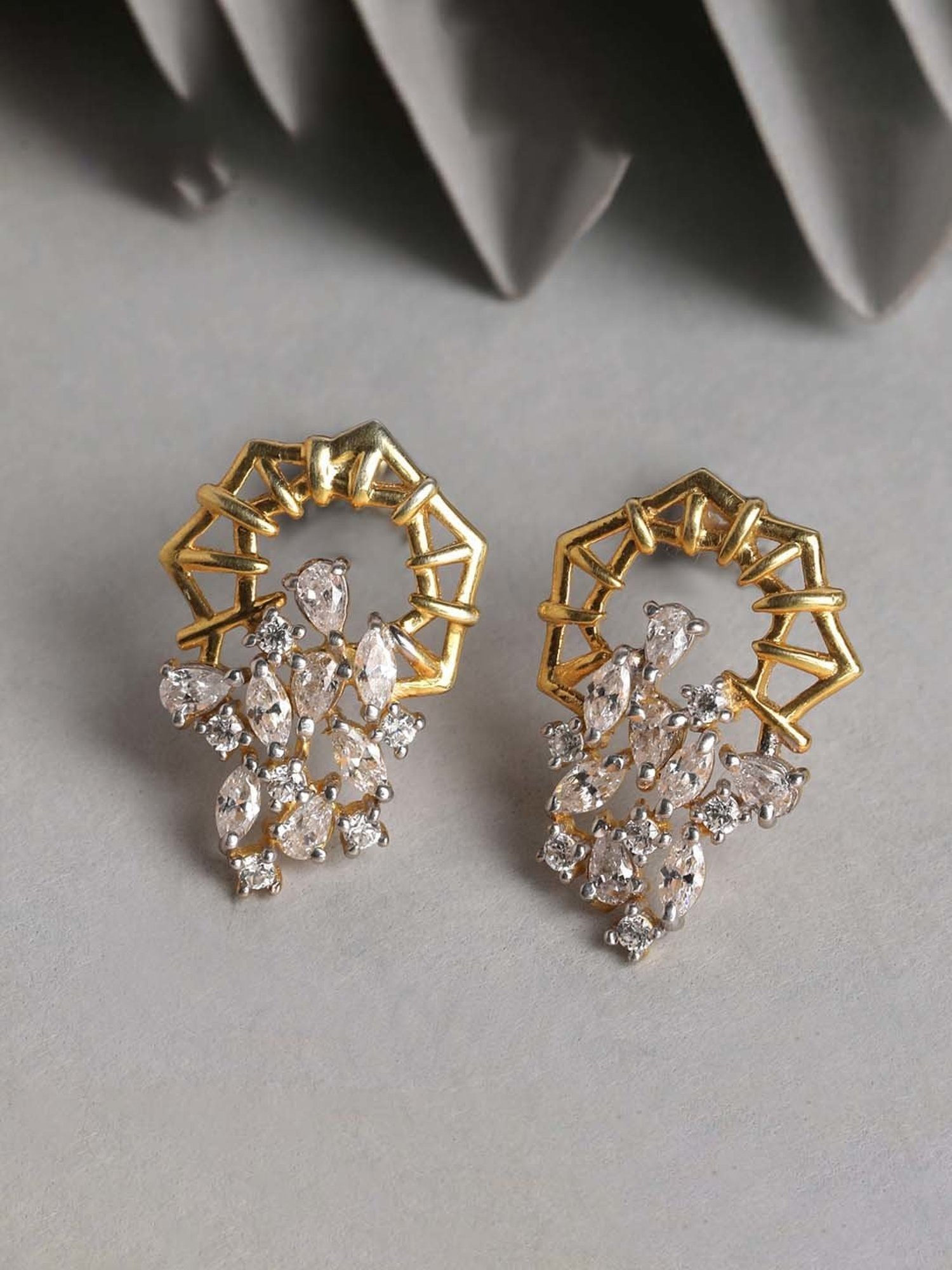 Clara 92.5 Sterling Silver Lily Earrings for Women