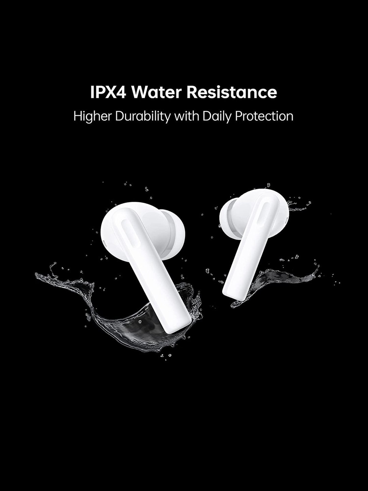 Oppo Enco Air2i Bluetooth Truly Wireless in-Ear Earbuds with Mic, Up to 28Hrs Battery (White)