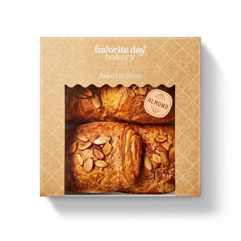 Almond Croissants - 10.6oz/4ct - Favorite Day™