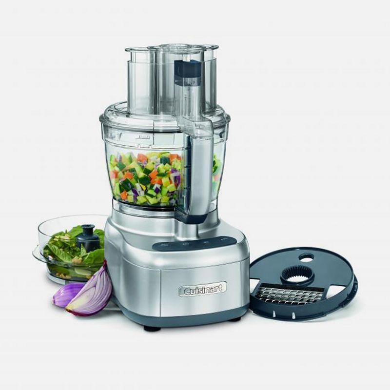 Cuisinart FP-13DSVFR Elemental 13 Cup Chopper Food Processor Kitchen Appliance, Silver (Manufacturer Refurbished)