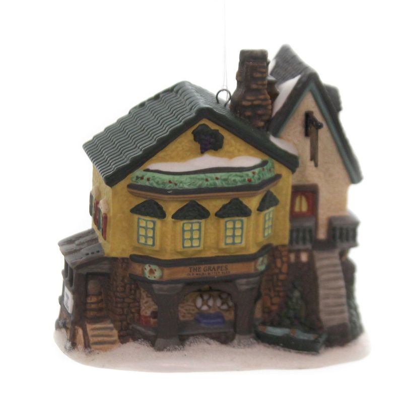 Holiday Ornaments 3.0" The Grapes Inn Charles Dickens Heritage 1996  -  Tree Ornaments