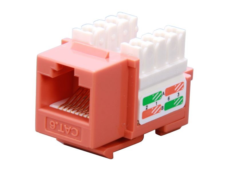 Micro Connectors CAT5 RJ45 Coupler F-F Straight