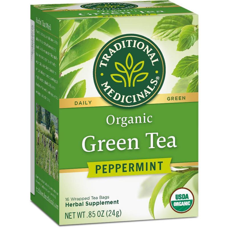 Traditional Medicinals Organic Green Tea Peppermint - .85oz