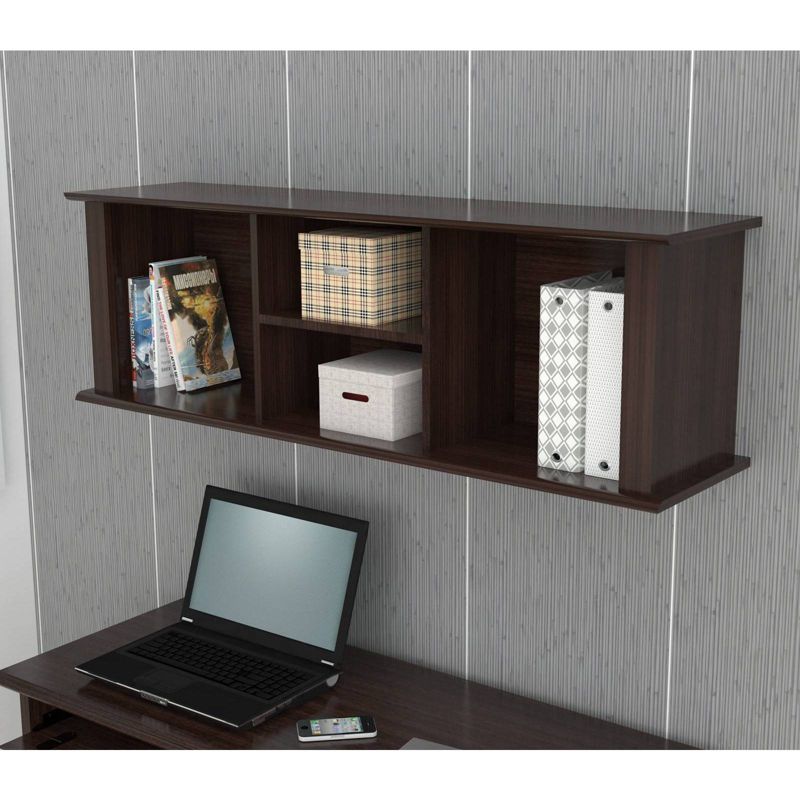 Wall Mounted Hutch Espresso - Inval