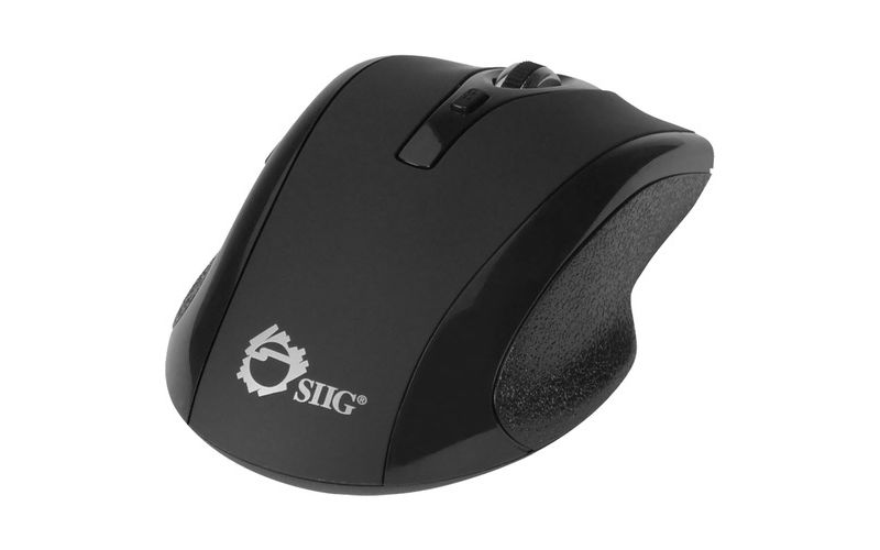 Siig JK-WR0A12-S2 , Wireless Optical Mouse , 6 Buttons , 2.4 GHz, Black