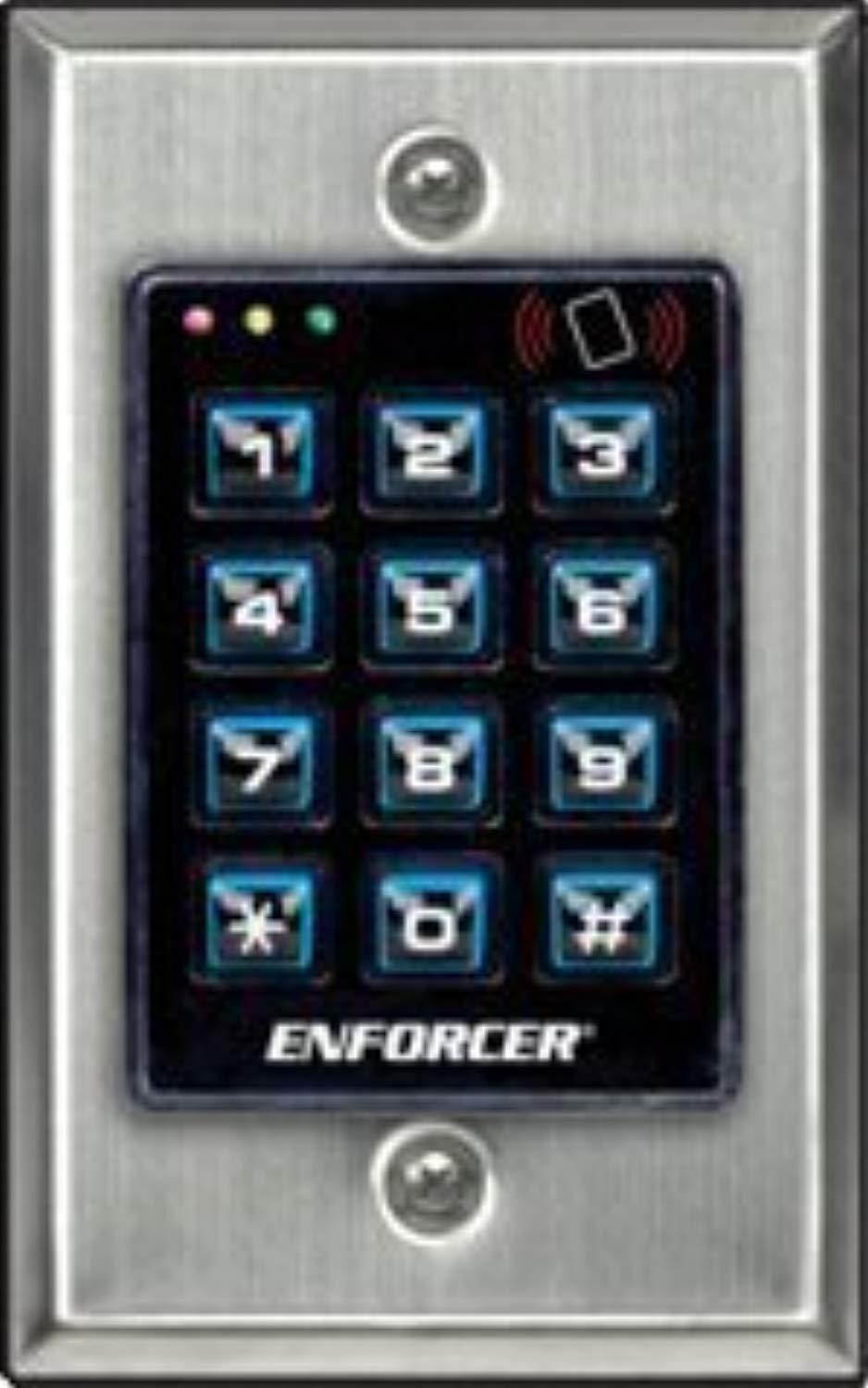 seco-larm enforcer access control keypad with proximity reader, backlit (sk-1131-spq)