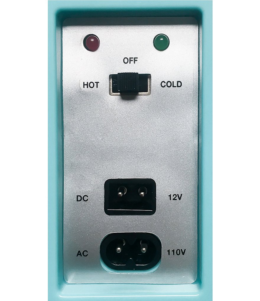 Nostalgia Electrics Retro 6-Can Personal Cooling and Heating Refrigerator