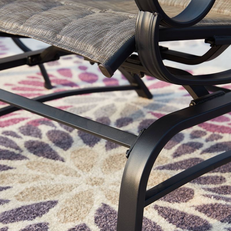 4pc Love seat Glider Patio Seating Set - Patio Festival