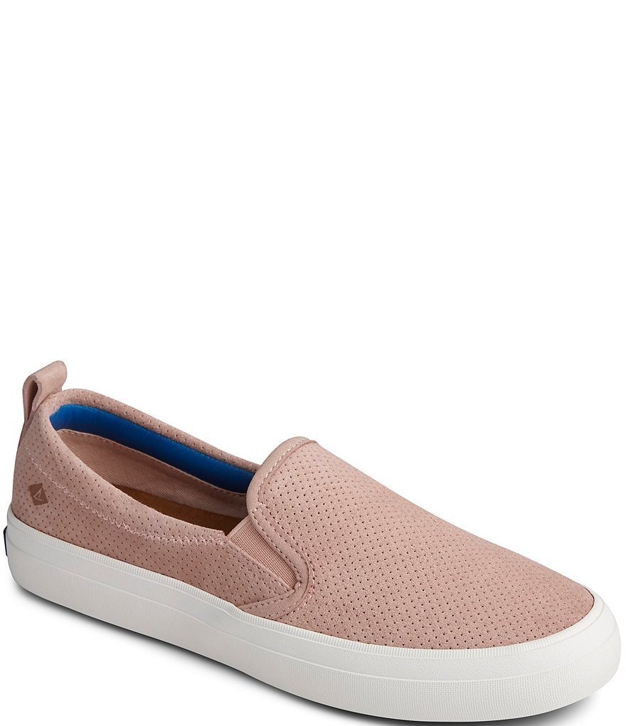 Sperry Women's Crest Twin Gore Plushwave Leather Slip-On Sneakers