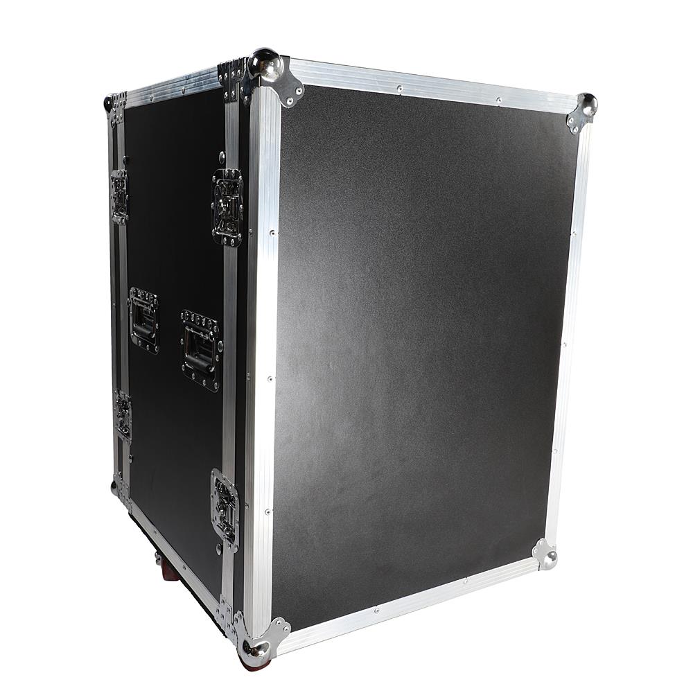 19" Space Rack Case Double Door 16U DJ Mixer Cabinet for Audio Equipment