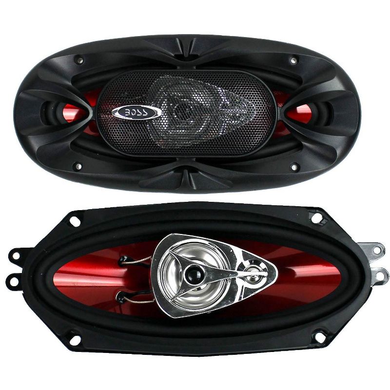 Boss 4"x10" 3-Way 400W Full-Range Chaos Exxtreme Car Audio Speakers | CH4330