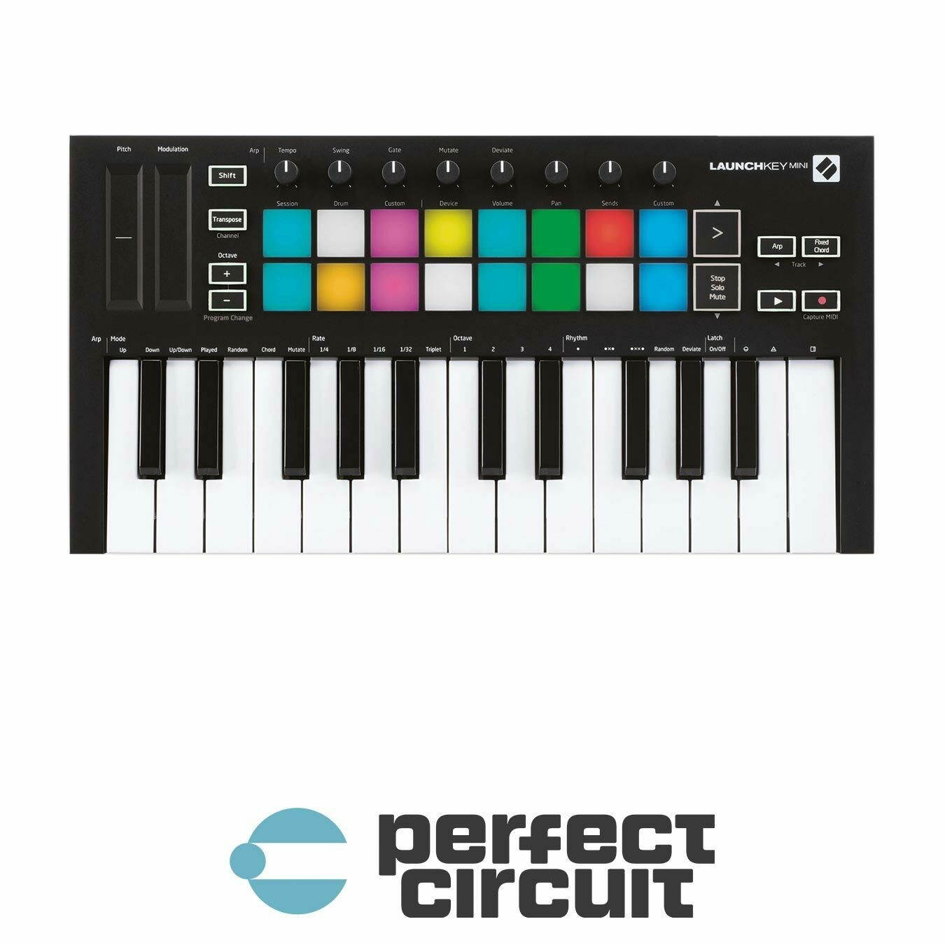 Novation Launchkey Mini Mk3 MIDI Keyboard MIDI CONTROLLER NEW PERFECT CIRCUIT