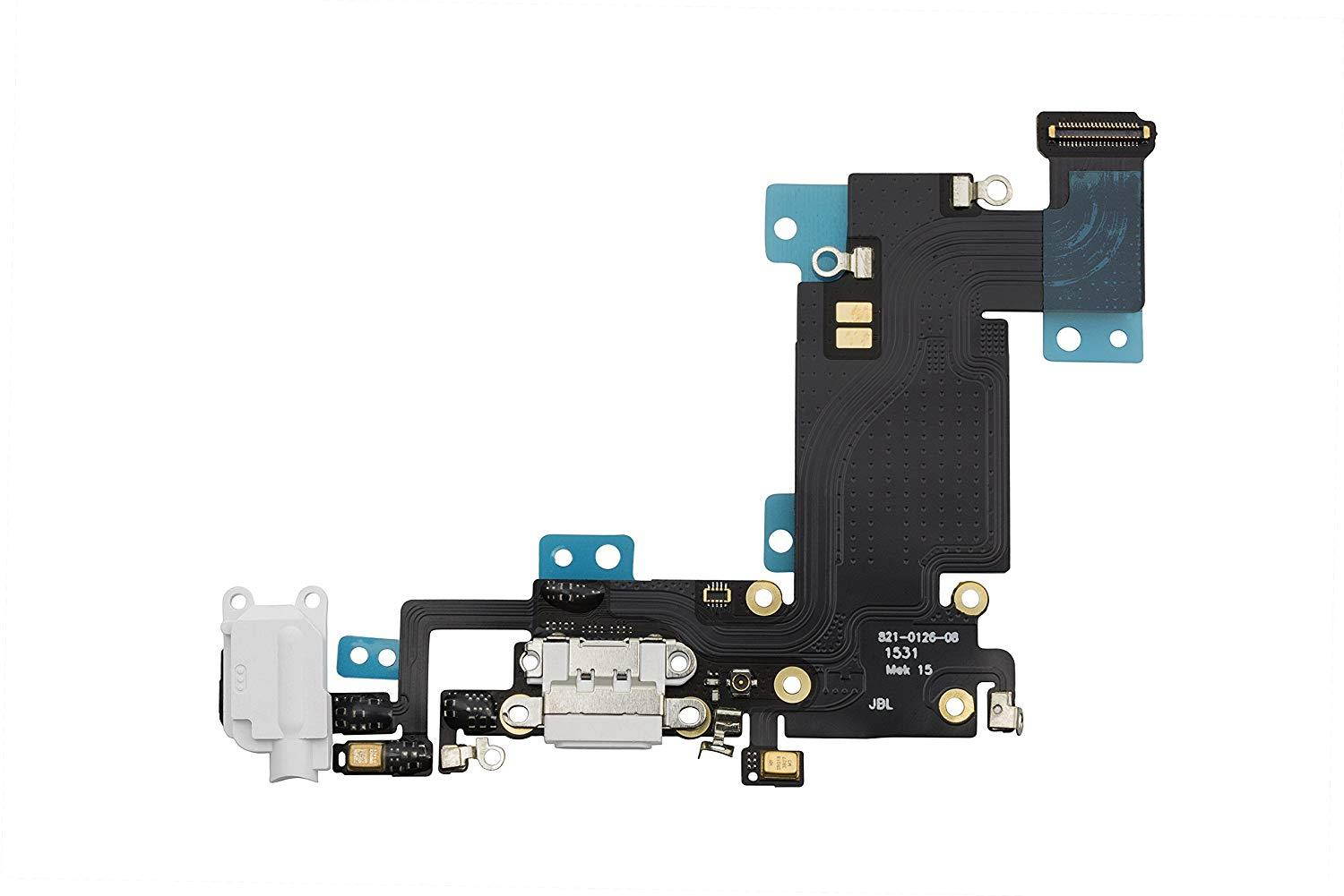 Replacement Part for Apple iPhone 6S Plus Charging Port Flex Cable Ribbon - White