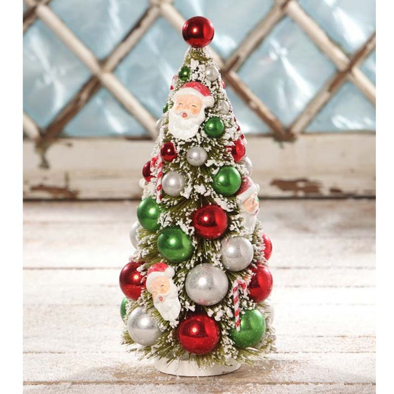 Christmas 13.25" Retro Kitchmas Tree Vintage Santa  -  Decorative Figurines