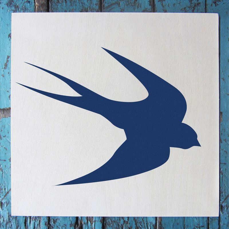 Stencil1 Tattoo Bird - Stencil 5.75" x 6"