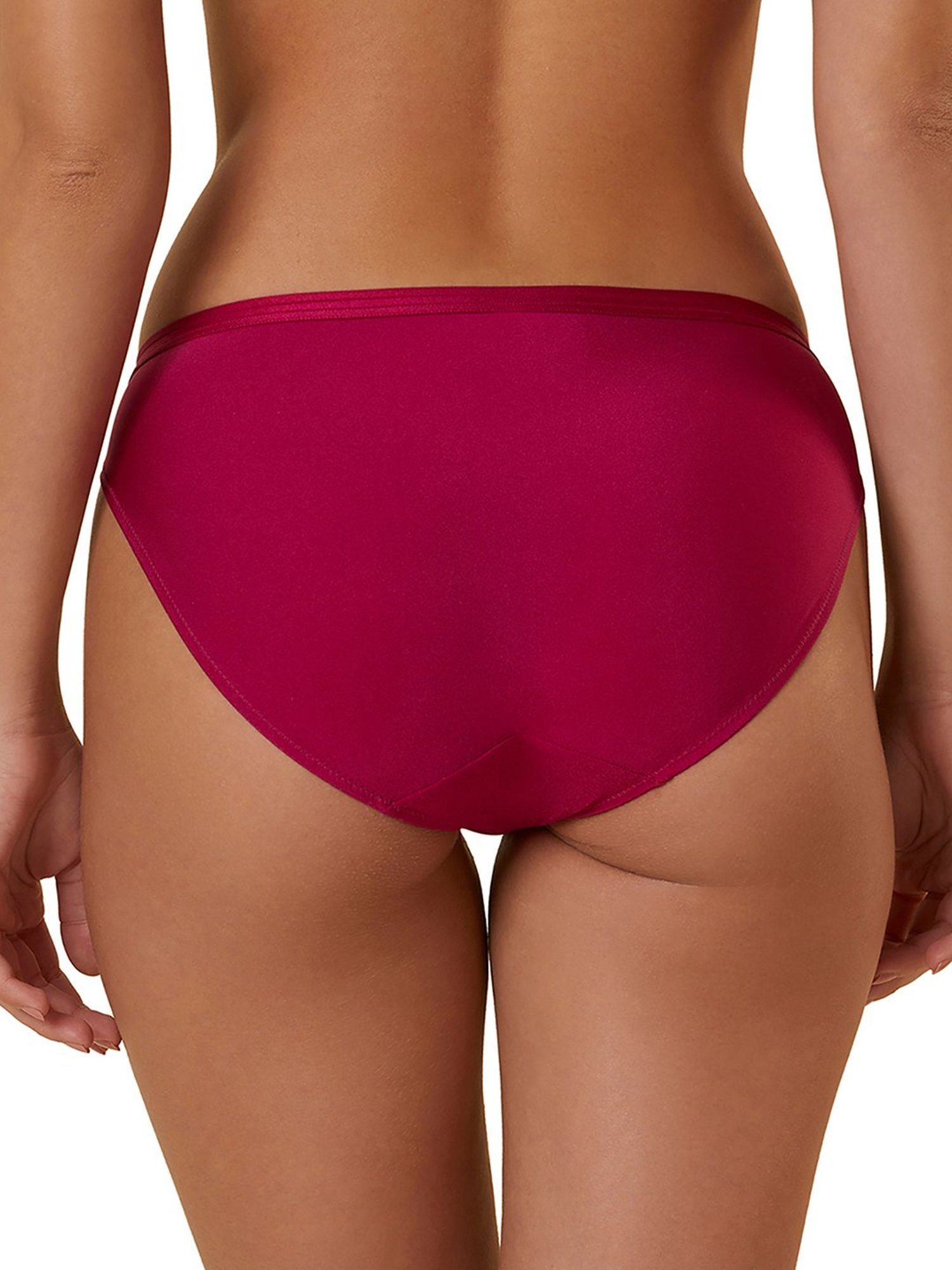 Triumph Pink Plain Hipster Panty