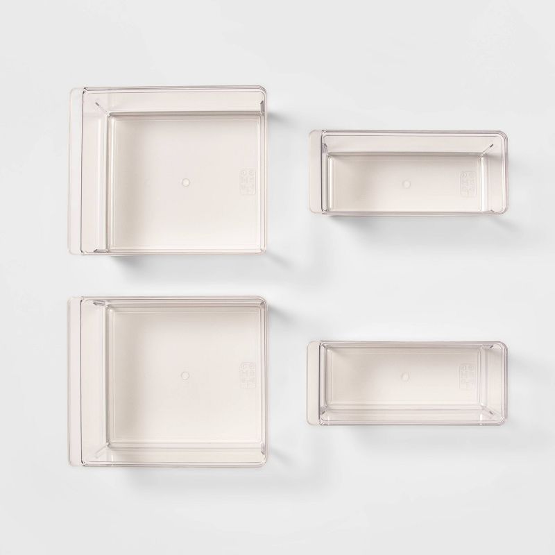 4.5"W X 10.5"D X 4"H Plastic Kitchen Organizer - Made By Design™