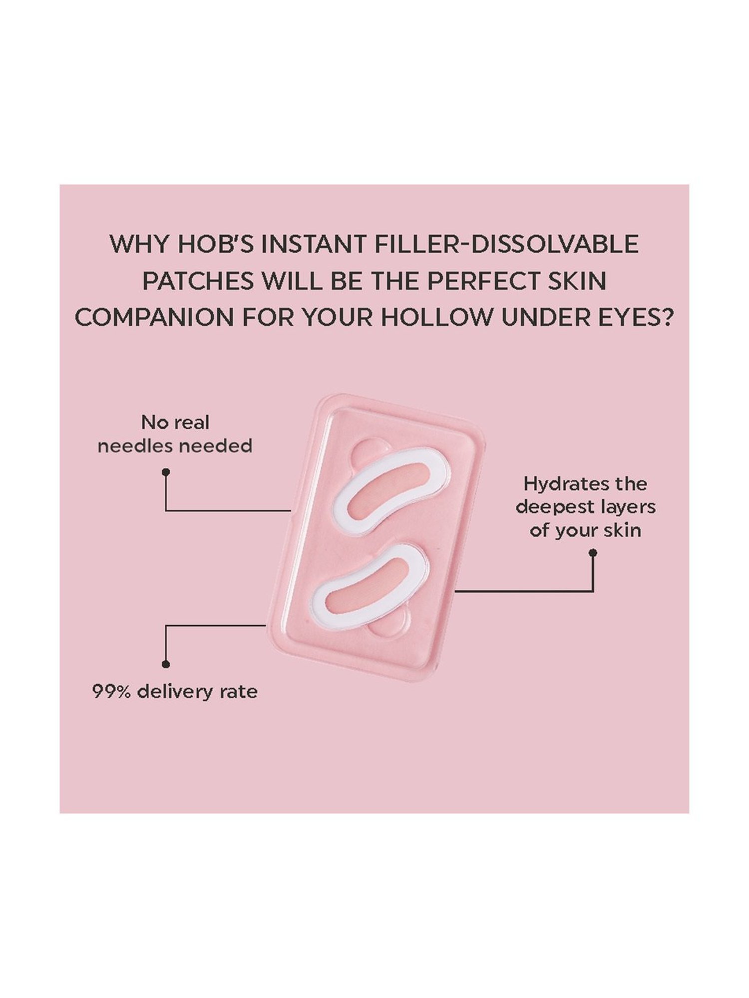 House of Beauty Instant Filler - Dissolvable Patches - 0.25 mm - 2 Pairs - 55 gm