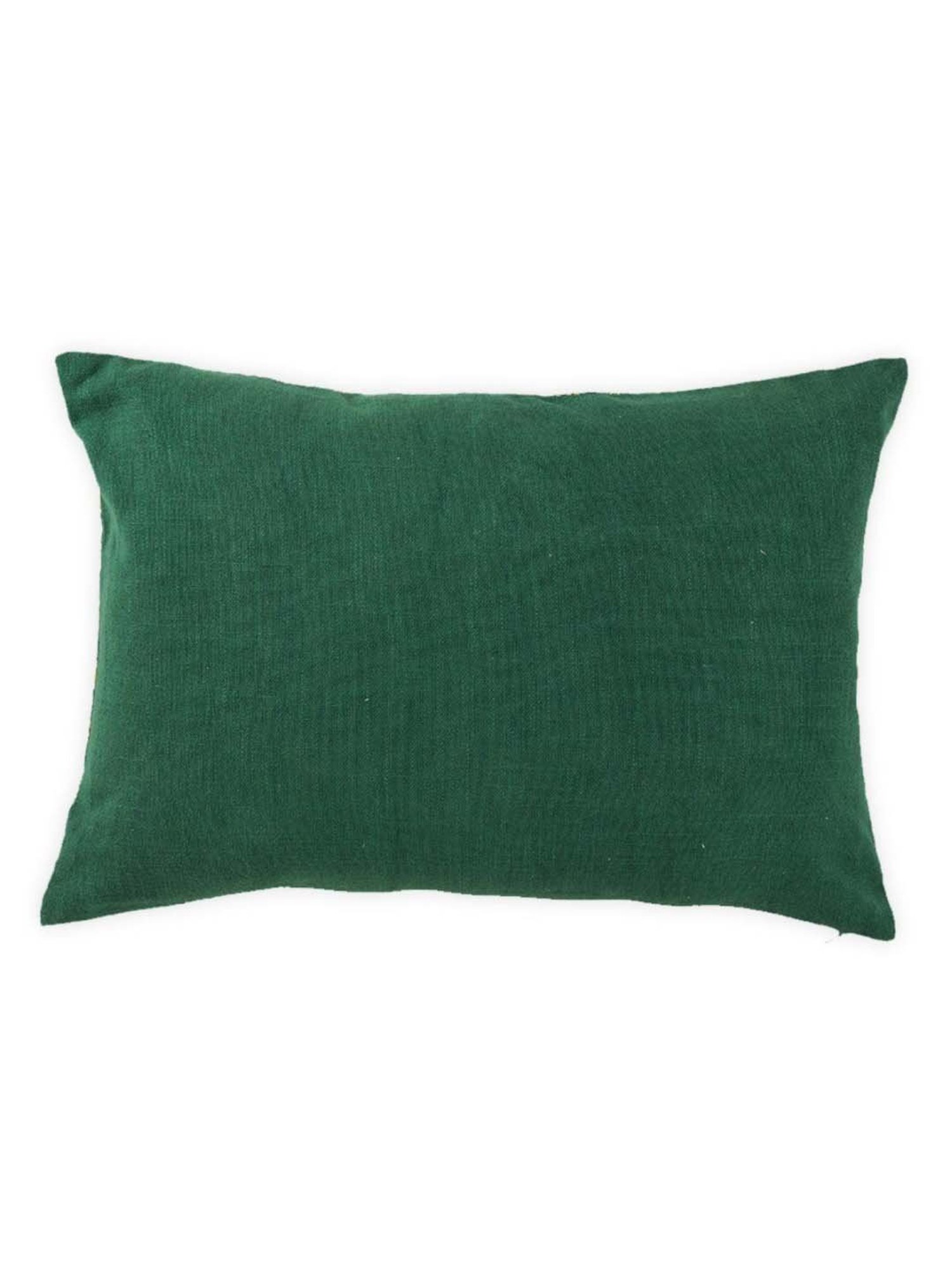 Swayam Red & White Cotton 60 cm x 60 cm Cushion Covers - Set of 5