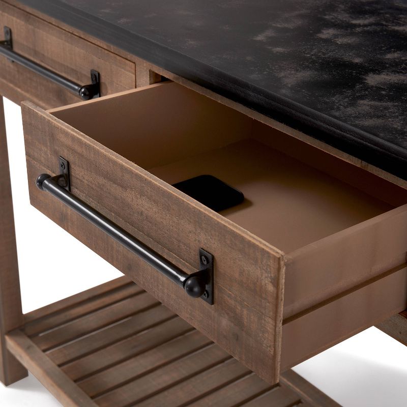 Eugene Console Table Brown - ClickDecor