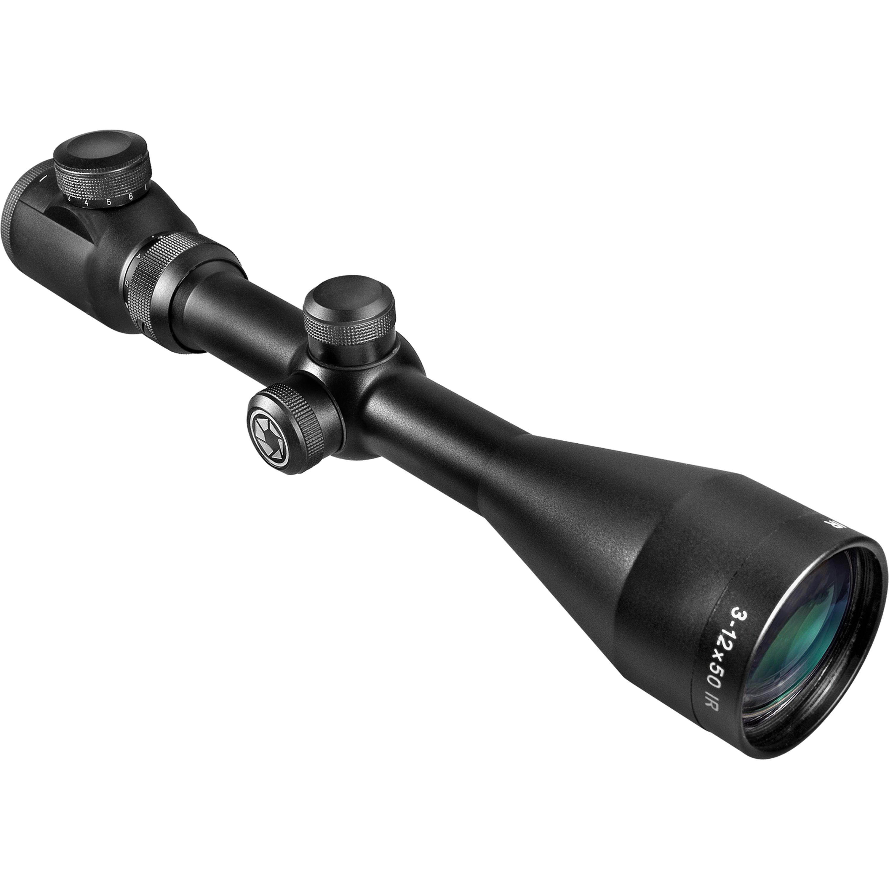 Barska AC10056 Huntmaster Pro 3-12x50 IR Rifle Scope w/ Illuminated Reticle