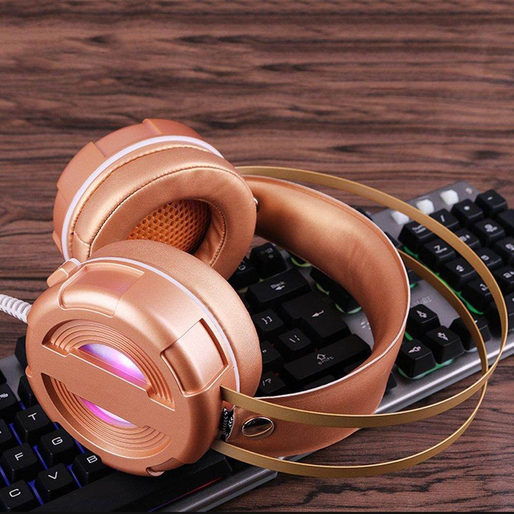 G3 Professional Headset With Super Bass Music Headband Noise Cancealing Headphone with Microphone Colorful LED Light
