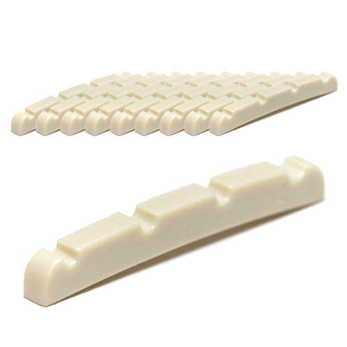 Graph Tech Nubone LC-1214-10 (10 Piece Luthier Kit) Slotted Fender Jazz Bass Nut