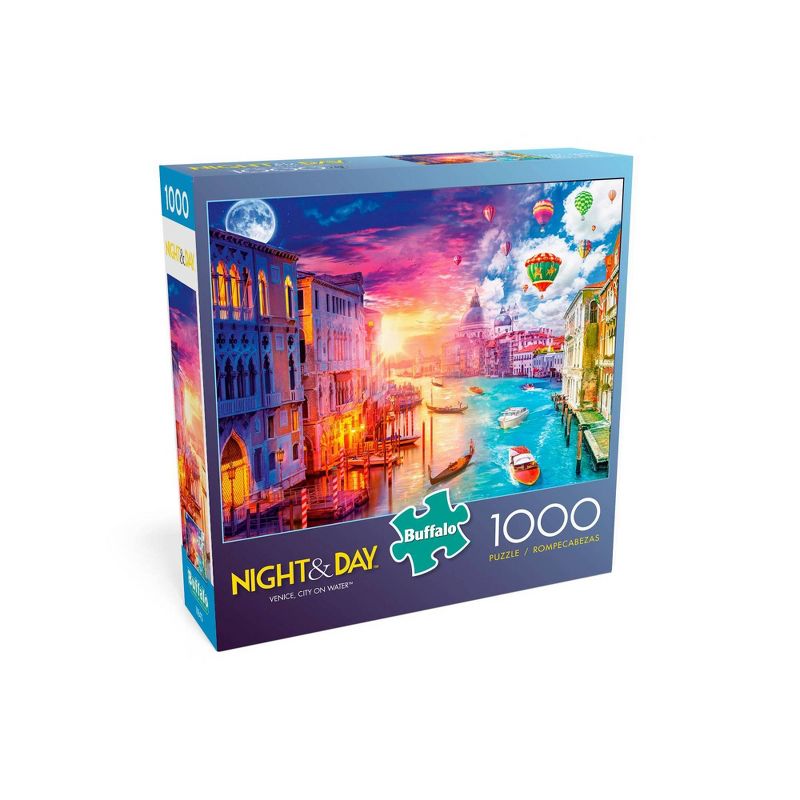 Buffalo Games Night And Day: Venice, City on the Water Puzzle 1000pc