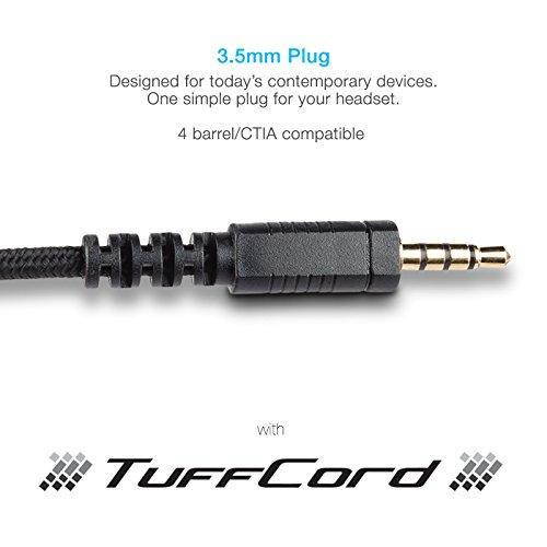 Cyber Acoustics 3.5mm Stereo Headset with Headphones and Noise Cancelling Microphone for PCs, Tablets, and Cell Phones in the Office, Classroom or Home (AC-5002)