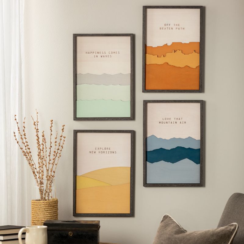 Northlight LED Lighted Spring Bamboo Candle in Vase Canvas Wall Art 15.75" x 11.75"