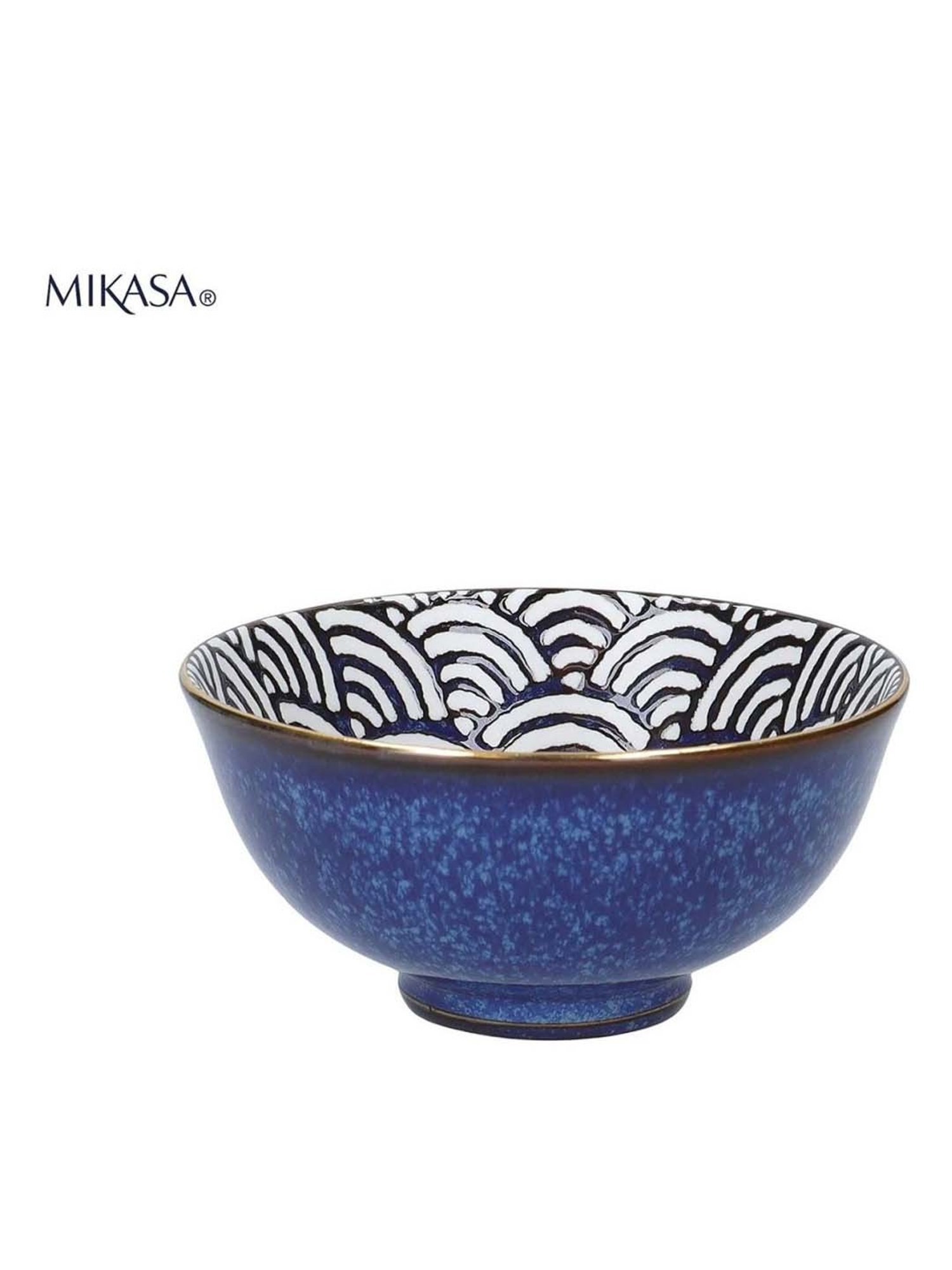 Mikasa 2-Piece Blue Medium Perfection Satori Serving Bowl Set