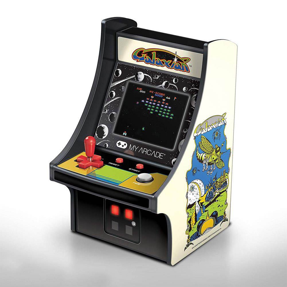 MY ARCADE Bandai Namco GALAXIAN 6" Micro Arcade Machine Portable Handheld Video Game