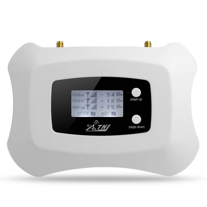 ATNJ High Quality! Dual Band 1800/2100MHz Mobile Signal Booster 2G 3G 4G Signal Repeater Amplifier with Long range